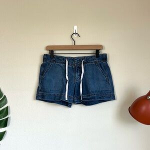 2006 Gap Denim Tie Waist Mini Shorts